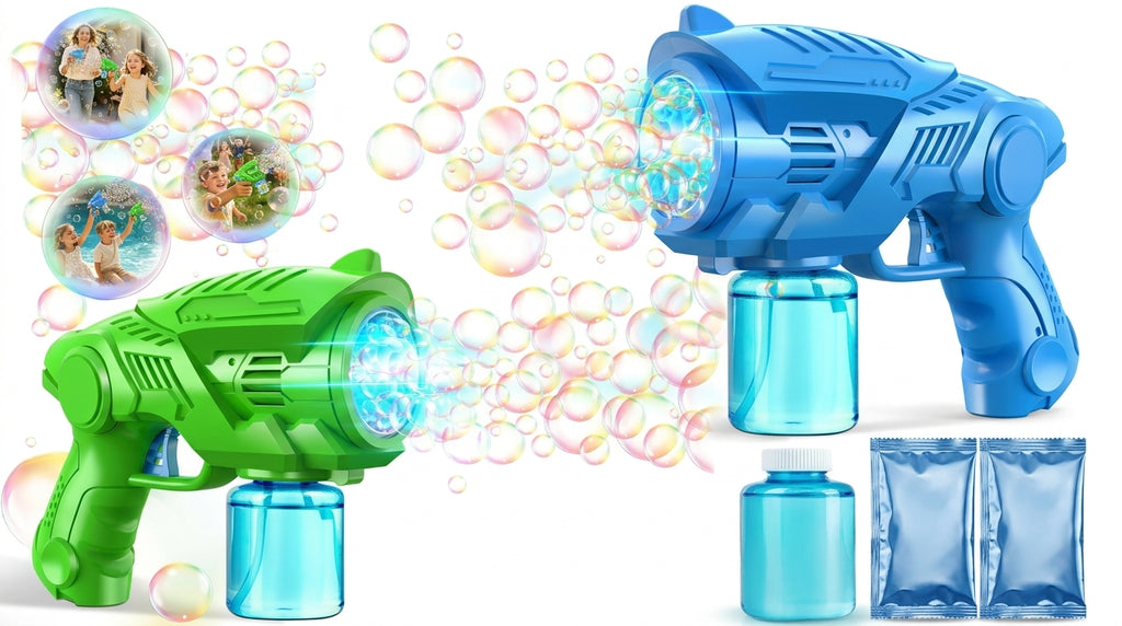 69-Hole Bubble Gun - Thousands of Bubbles Instantly