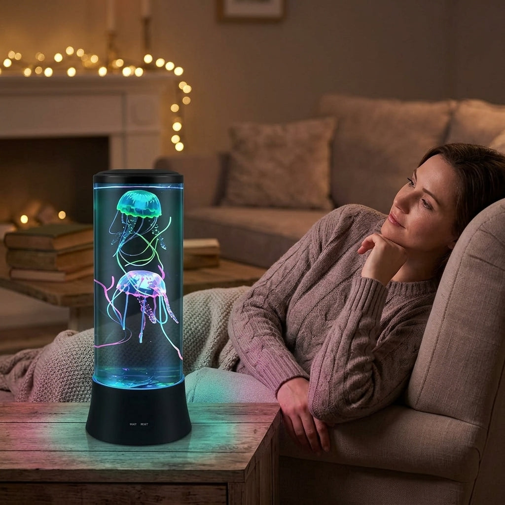 Medusa LED Lamp - Relaxing Night Light with Remote