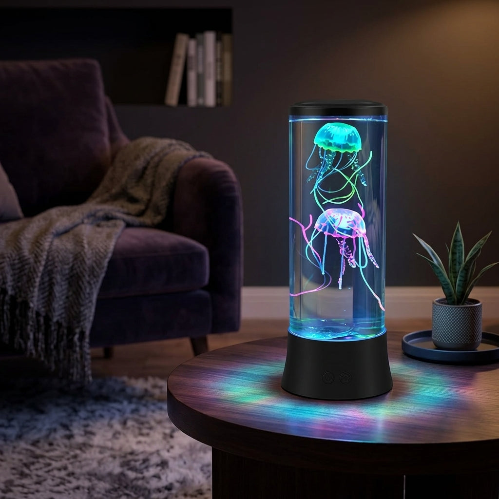 Medusa LED Lamp - Relaxing Night Light with Remote
