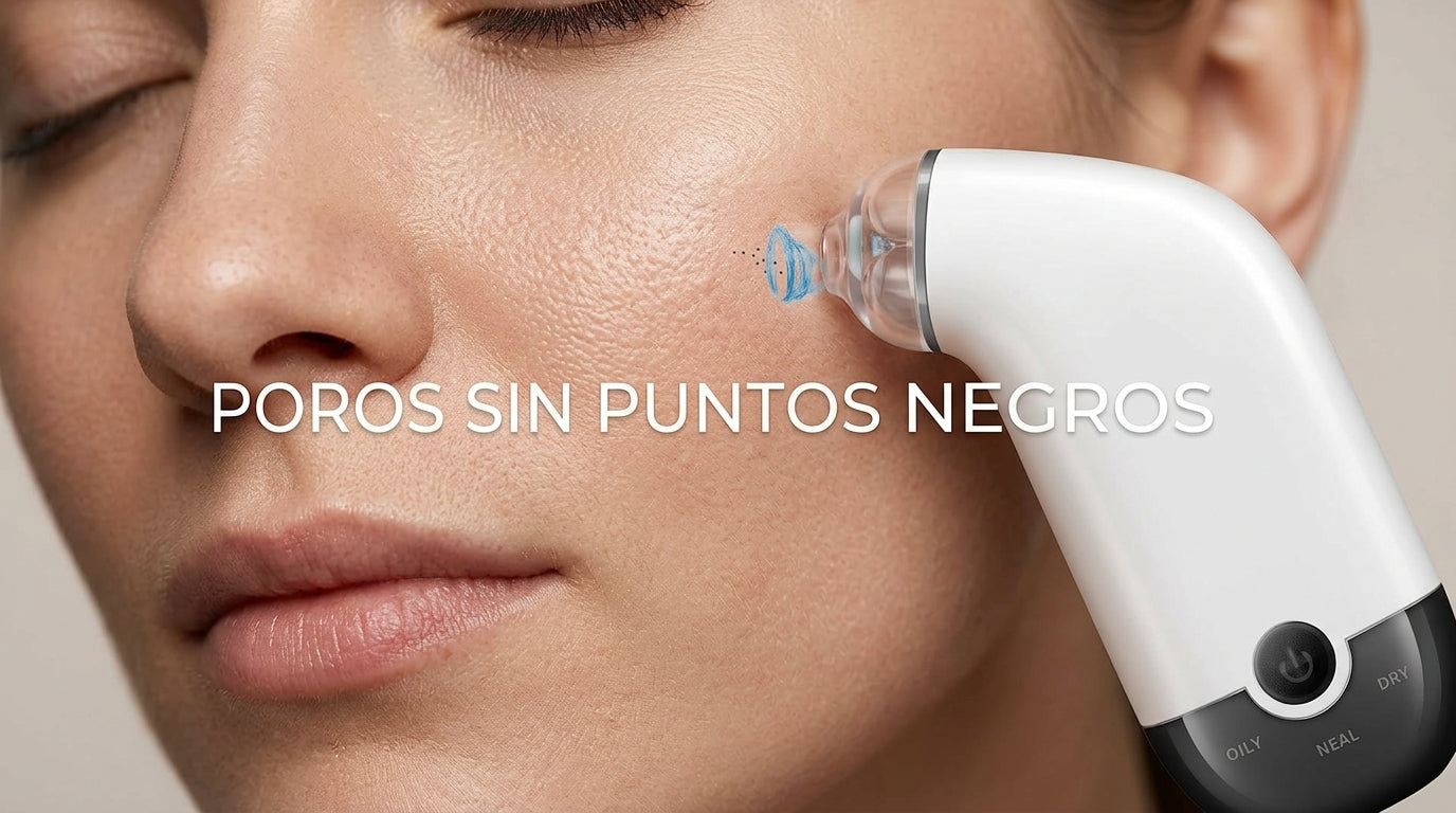 Removedor de Puntos Negros al Vacío — Limpiador de Poros Recargable
