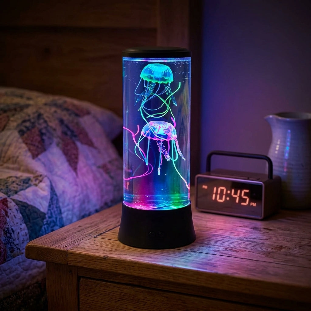 Medusa LED Lamp - Relaxing Night Light with Remote