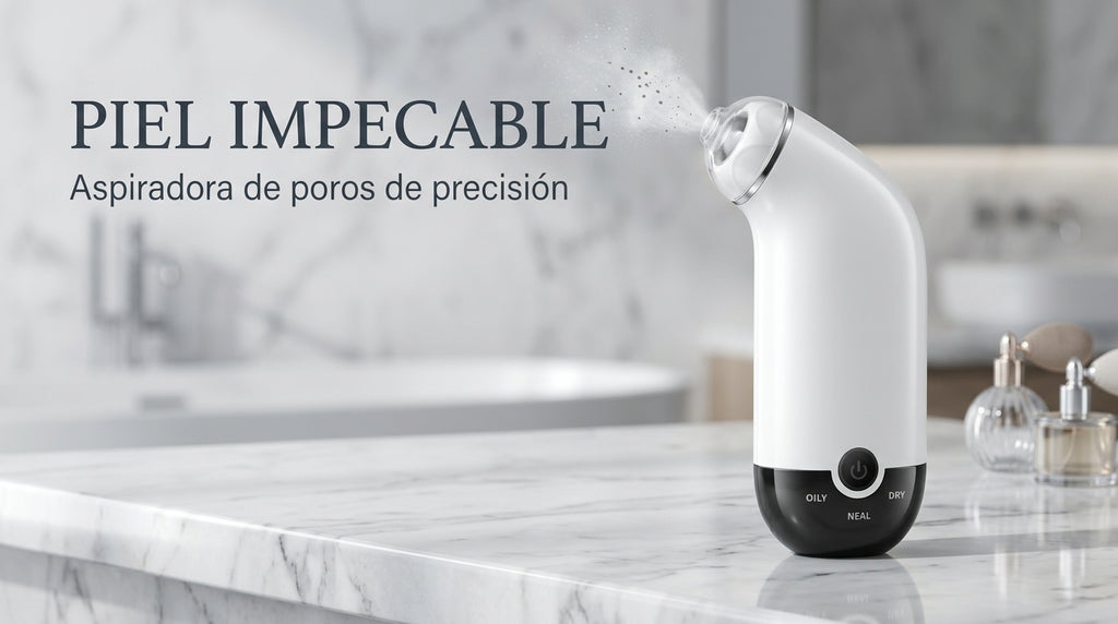 Removedor de Puntos Negros al Vacío — Limpiador de Poros Recargable