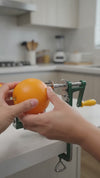 Hand Crank Citrus Peeler demo
