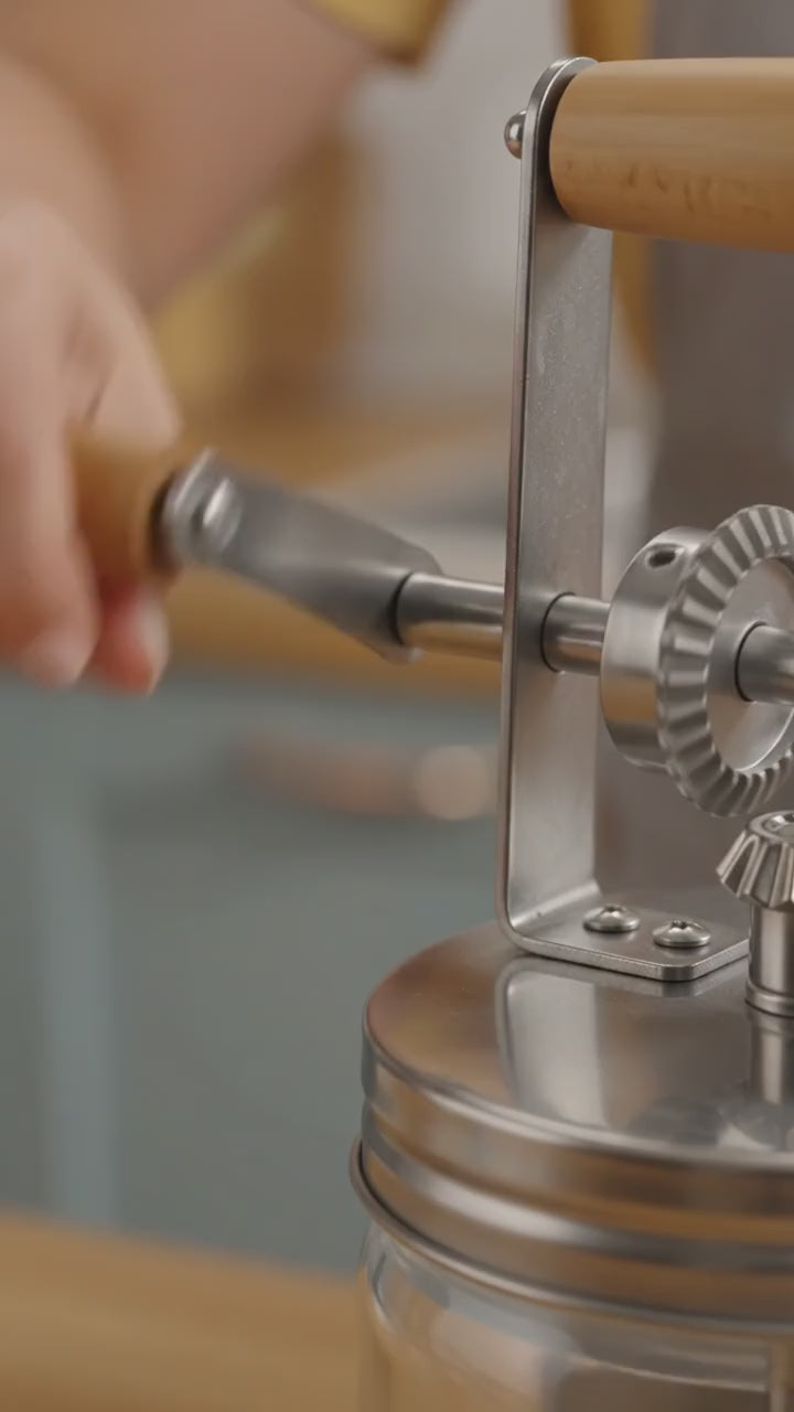 Glass Butter Churner demo