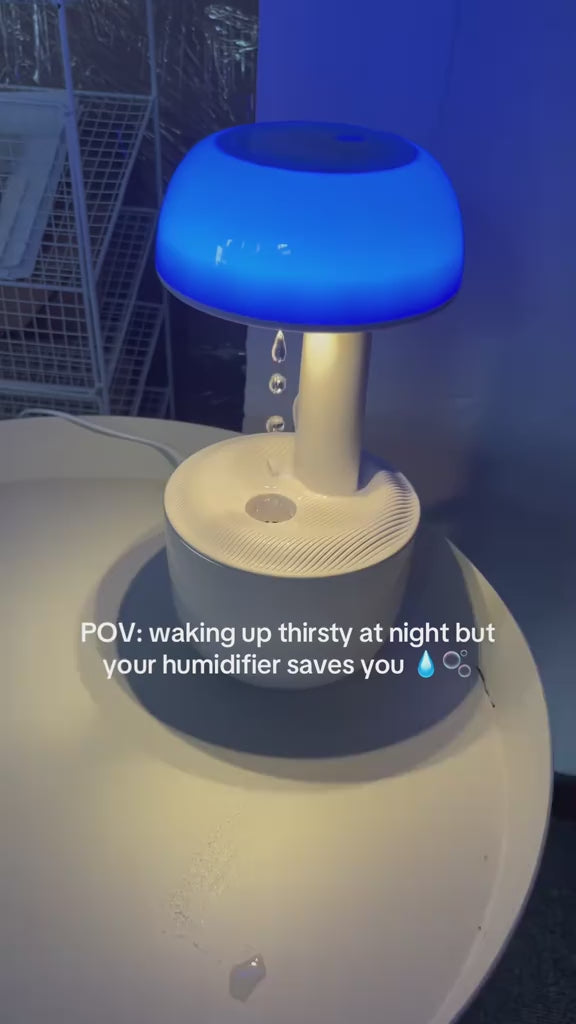 Rain Cloud Mushroom Humidifier - TikTok UGC Product Demo