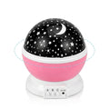 Proyector galaxia rosa y blanco