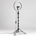 10 inch LED ring light with tripod stand - Vlogger Starter Kit