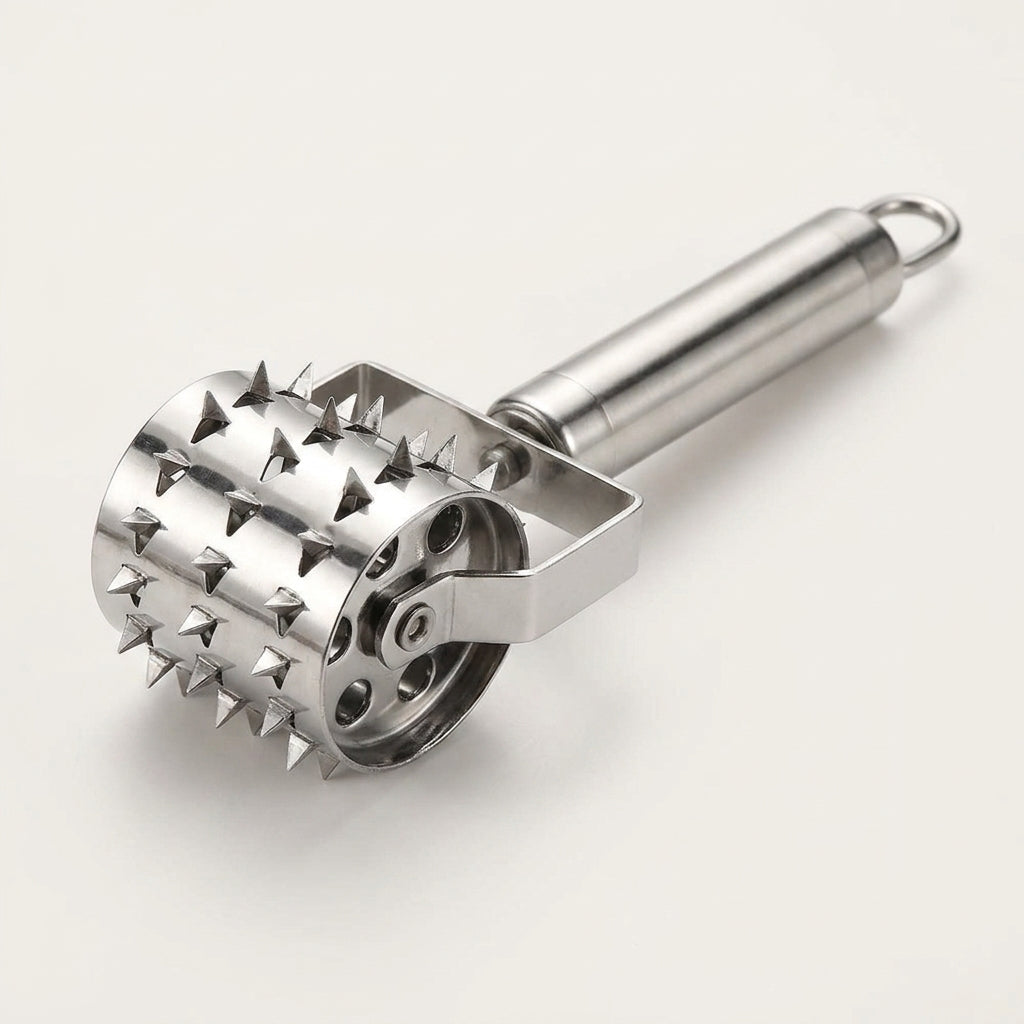 Durable stainless steel meat tenderizer roller