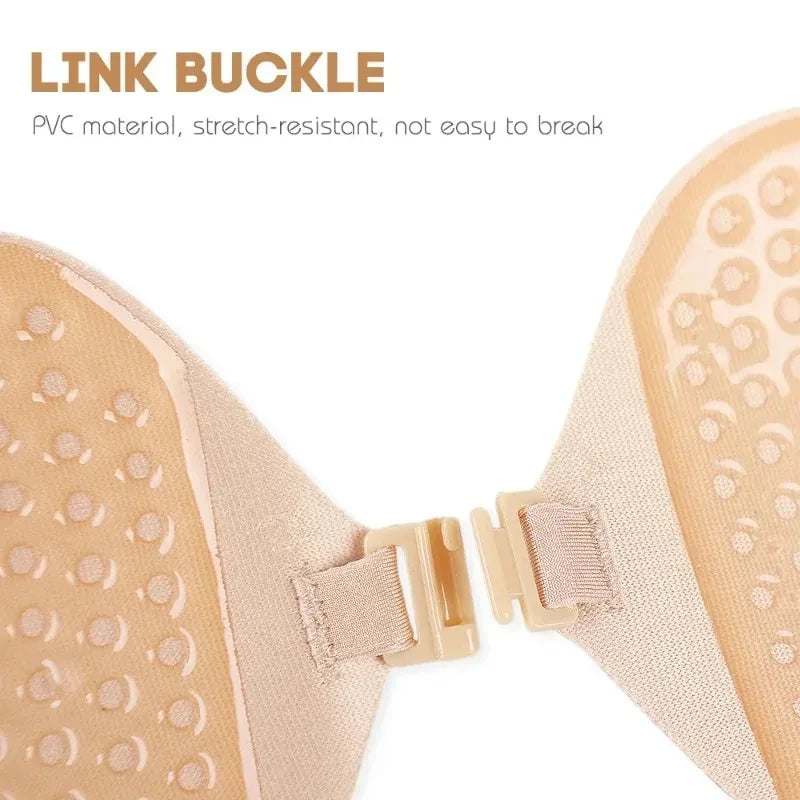 Invisible Backless Strapless Push Up Bra