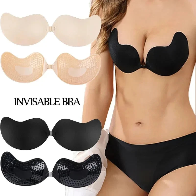 Invisible Backless Strapless Push Up Bra